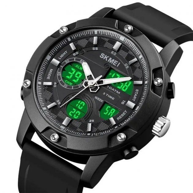 Годинник наручний чоловічий SKMEI 1757 (Black-White)