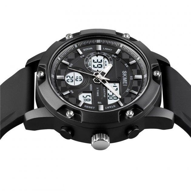 Годинник наручний чоловічий SKMEI 1757 (Black-White)