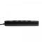 Сетевой удлинитель VIDEX ONCORD с/с 4п 3м (3x1.5мм) 3.4А USB(QC3.0) +USB-C(PD20W) с кнопкой Black