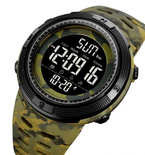 Годинник наручний чоловічий SKMEI 2070 Camo Green