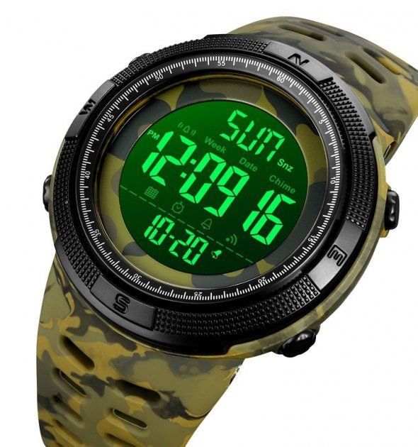 Годинник наручний чоловічий SKMEI 2070 Camo Green