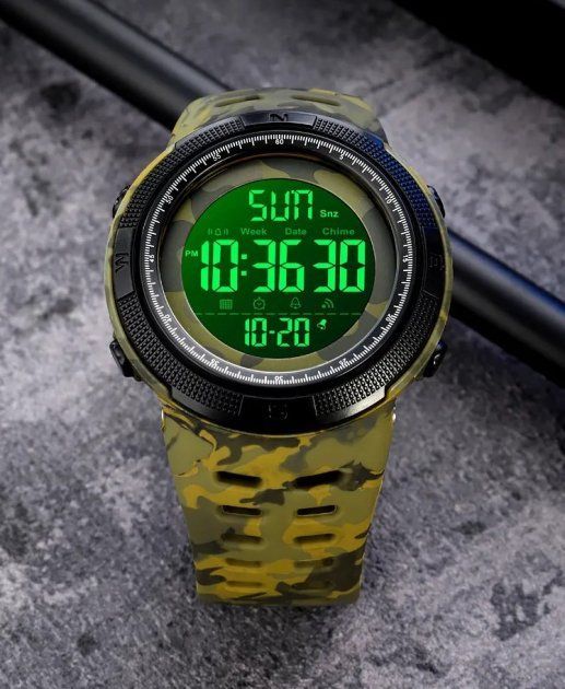 Годинник наручний чоловічий SKMEI 2070 Camo Green