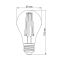 LED лампа TITANUM Filament A60 7W E27 4100K