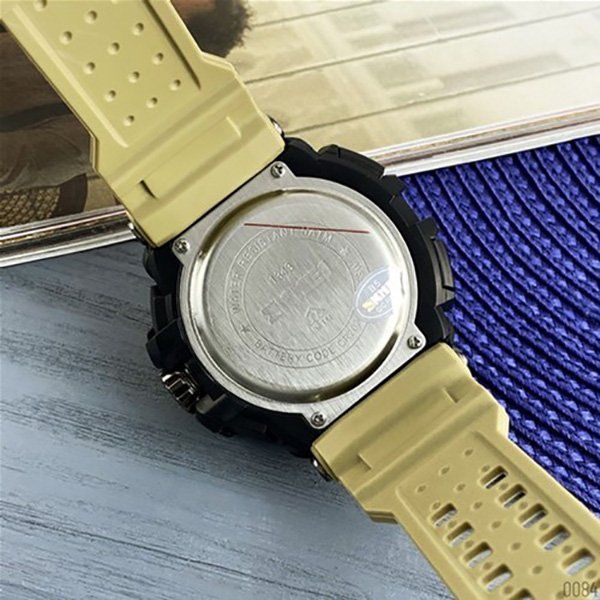 Чоловічий наручний годинник SKMEI 1343 Khaki