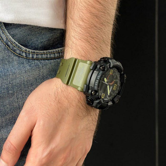 Чоловічий годинник Skmei 1520AG Army Green