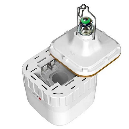 Світлодіодна LED лампочка з акумулятором FA-7936, 30W, E27, 2x18650/3ААА