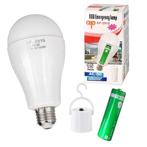 Світлодіодна LED лампочка з акумулятором AP-2915, 15W, E27, 1x18650