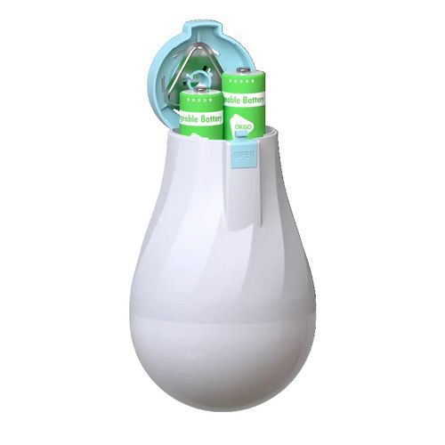 Світлодіодна LED лампочка з акумулятором AP-2917, 20W, E27, 2x18650