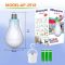 Світлодіодна LED лампочка з акумулятором AP-2918, 30W, E27, 3x18650