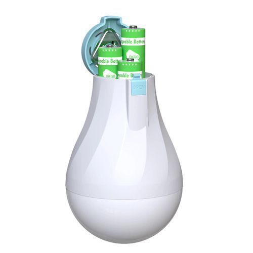 Світлодіодна LED лампочка з акумулятором AP-2918, 30W, E27, 3x18650