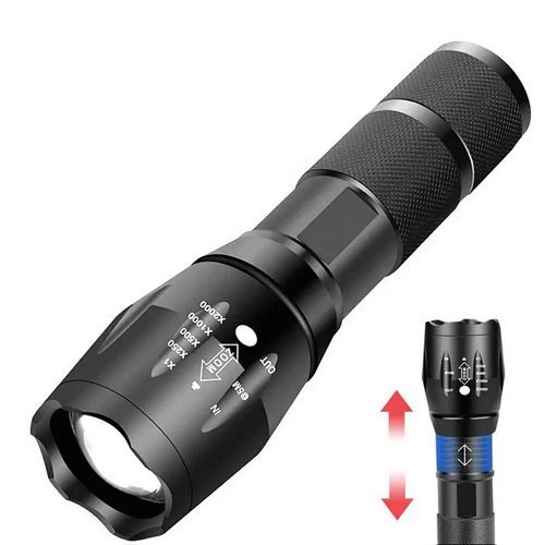 Ліхтар ручний з червоним світлом R5-2XPE(white+red)