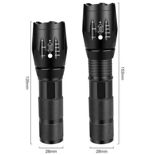Ліхтар R5-2XPE-2(White+Red)