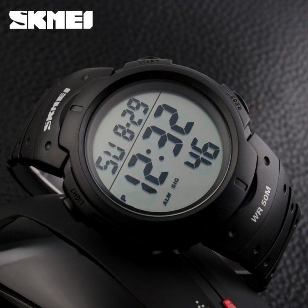 Годинник наручний чоловічий SKMEI 1068BK (Black)