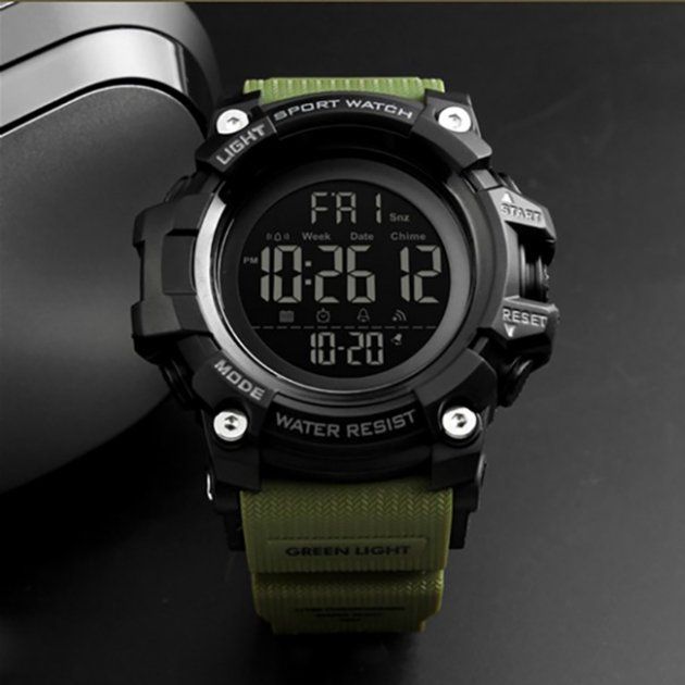 Чоловічий годинник Skmei 1384AG Army Green