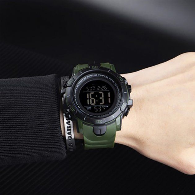 Чоловічий годинник Skmei 1475AG Army Green