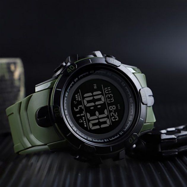 Чоловічий годинник Skmei 1475AG Army Green