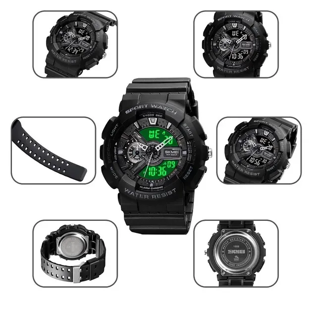 Чоловічий годинник Skmei 1688BK Black