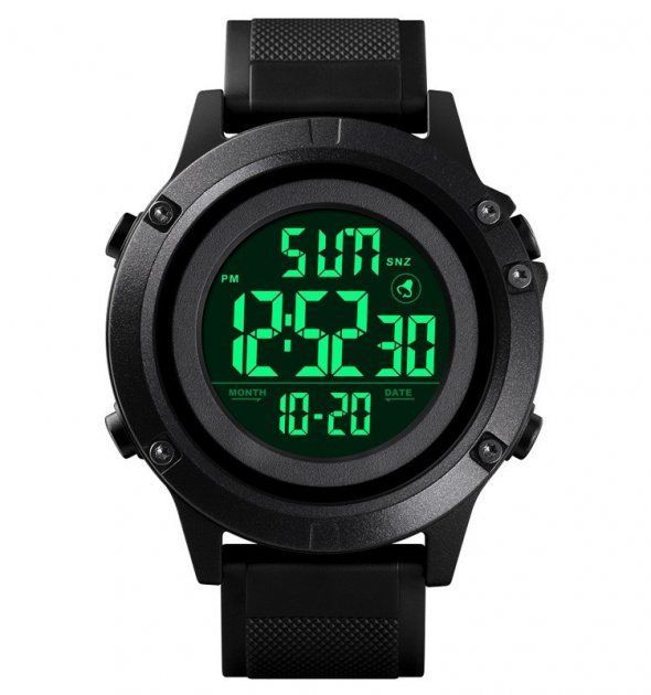 Чоловічий наручний годинник Skmei 1508 Black