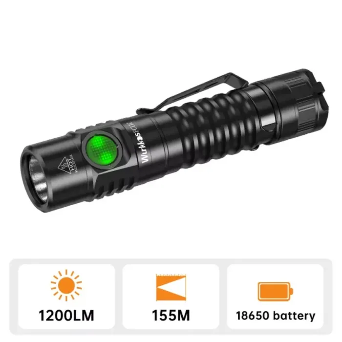 Портативний світлодіодний ліхтарик Wurkkos FC11C 1200Lm 5000K