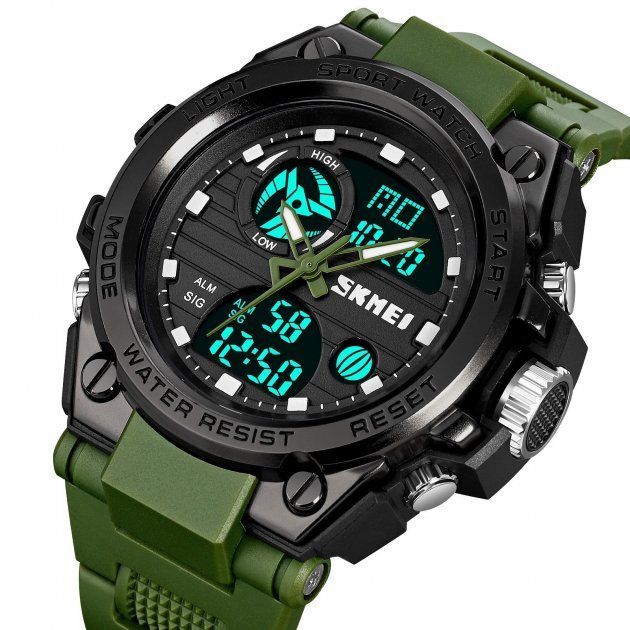 Мужские часы Skmei 2031AG Army Green