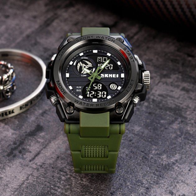 Мужские часы Skmei 2031AG Army Green