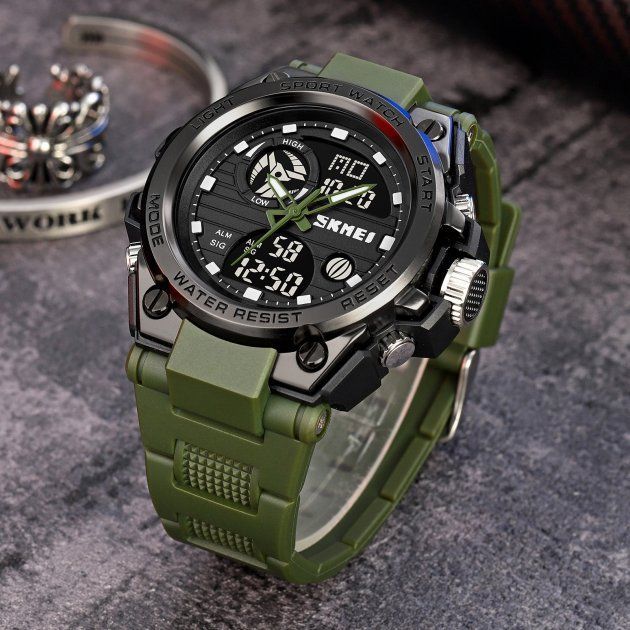 Мужские часы Skmei 2031AG Army Green