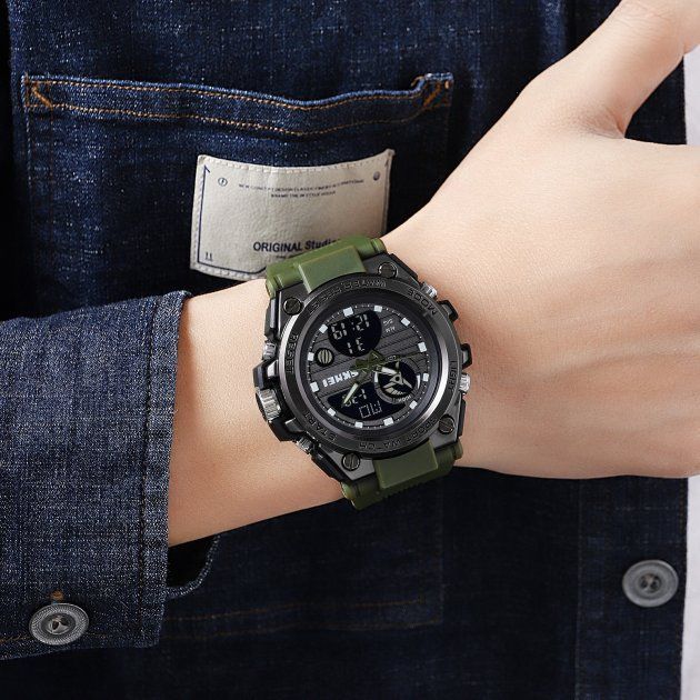 Мужские часы Skmei 2031AG Army Green