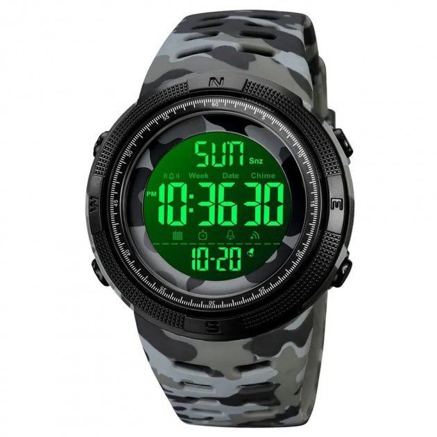 Годинник наручний чоловічий SKMEI 2070 Grey Camo