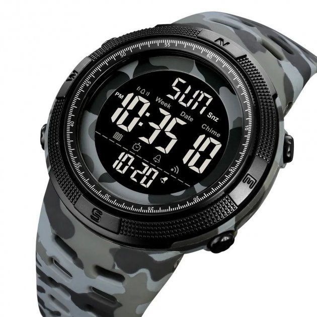 Годинник наручний чоловічий SKMEI 2070 Grey Camo