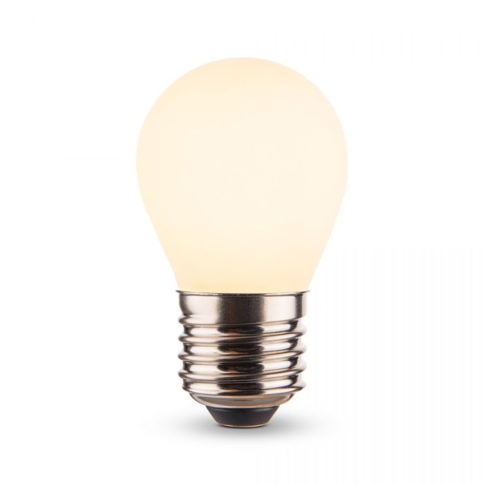 LED лампа VIDEX Filament VL-DG45MO 4W E27 3000K Porcelain dimmable
