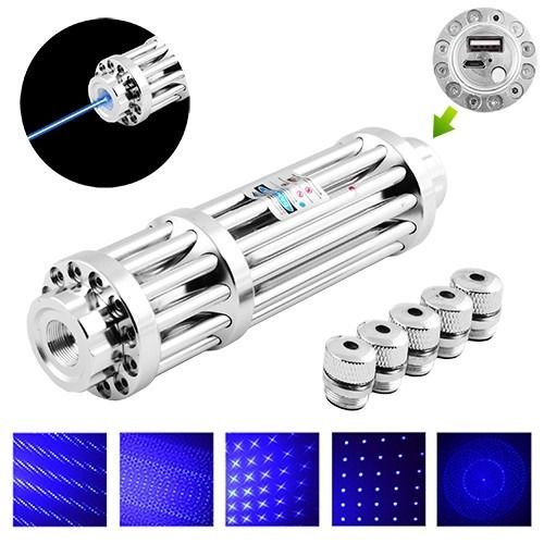 Потужний лазер синій LASER B017 (445nm, 50000mW)