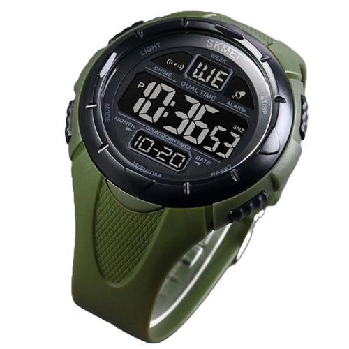 Чоловічий наручний годинник Skmei 1656 Green