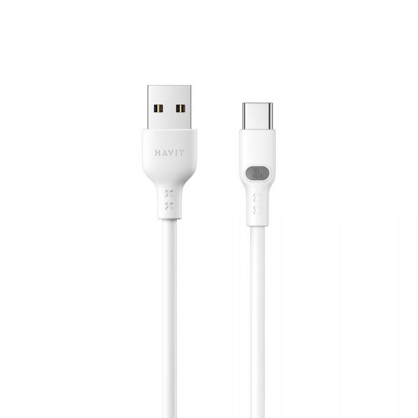 Кабель USB - USB-C HAVIT HV-CB6282 3A 1м White