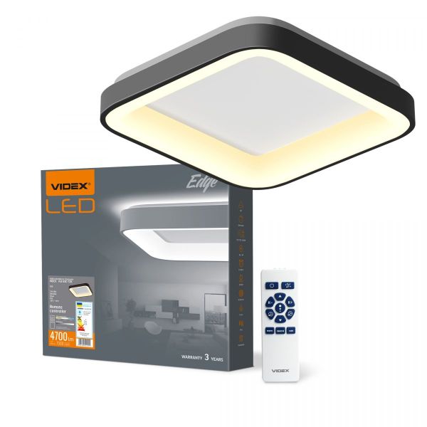 LED світильник VIDEX EDGE-SC-72W-BLACK (VLE-ESC-72B)