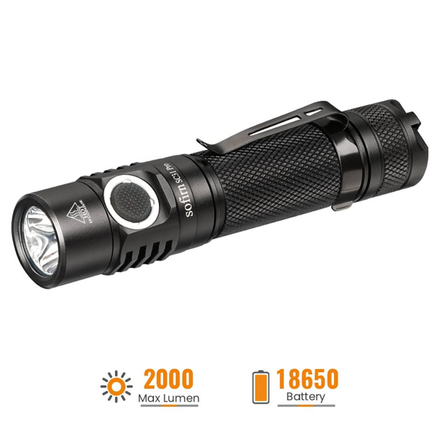 Портативний світлодіодний ліхтарик Sofirn SC31 pro 2000Lm 6000K