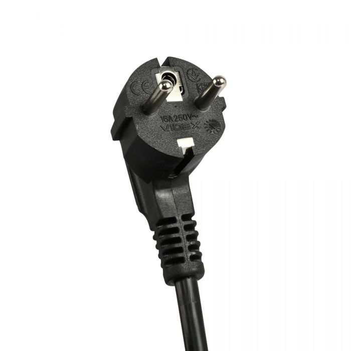 Сетевой удлинитель VIDEX ONCORD с/с 4п 3м (3x1.5мм) 3.4А USB(QC3.0) +USB-C(PD20W) с кнопкой Black
