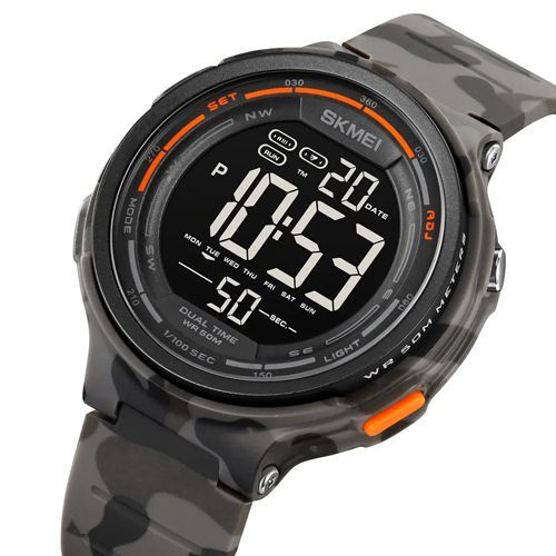 Годинник наручний чоловічий SKMEI 1841 Grey Camo