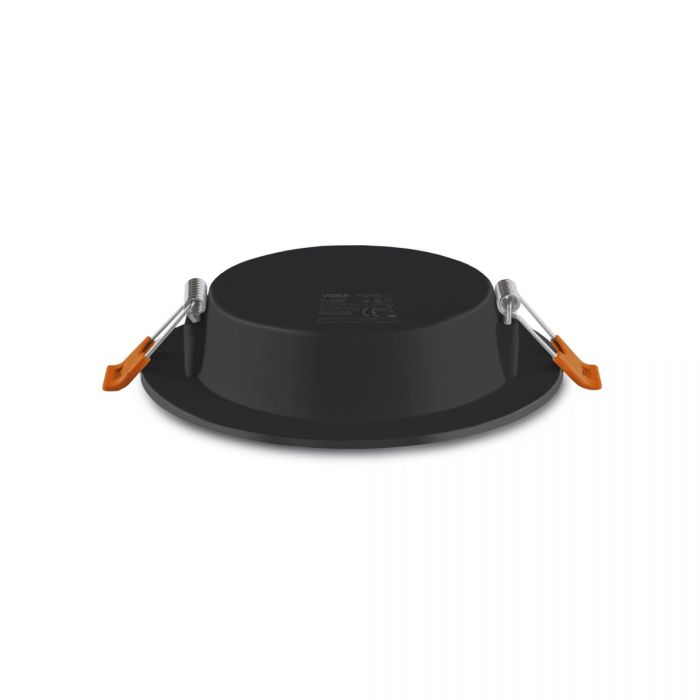 LED світильник Back вбудований круглий VIDEX 6W 5000K Black