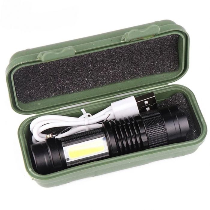 Кишеньковий ліхтарик BL-525-XPE+COB