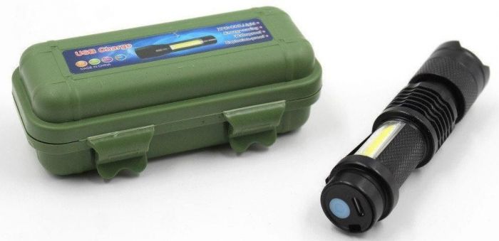 Кишеньковий ліхтарик BL-525-XPE+COB