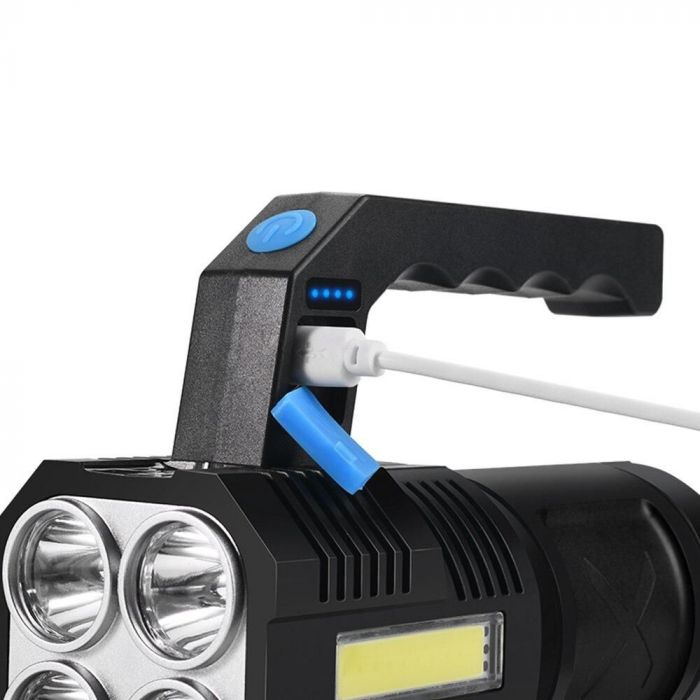 Ліхтарик переносний Bailong BL-X510-4LED+COB