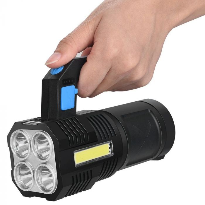 Ліхтарик переносний Bailong BL-X510-4LED+COB