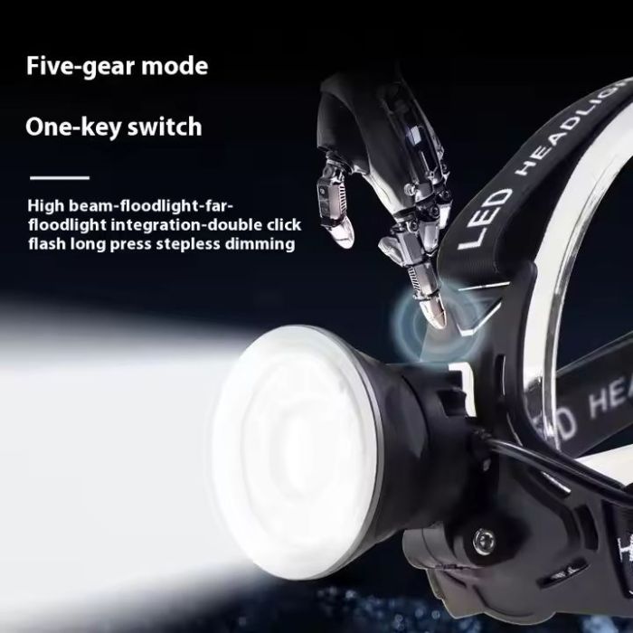 Ліхтар налобний CT021 10+1 ULTRA LED, 3x18650