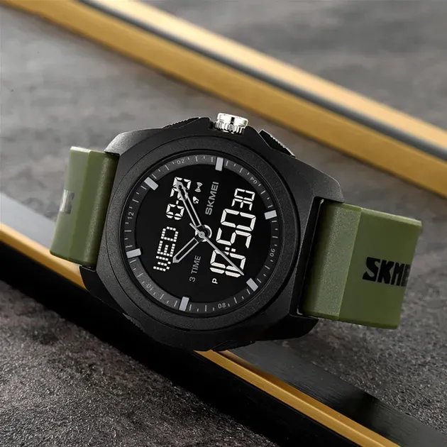 Чоловічий годинник Skmei 2199AG Army Green
