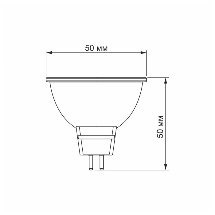 LED лампа VIDEX MR16e 6W GU5.3 4100K