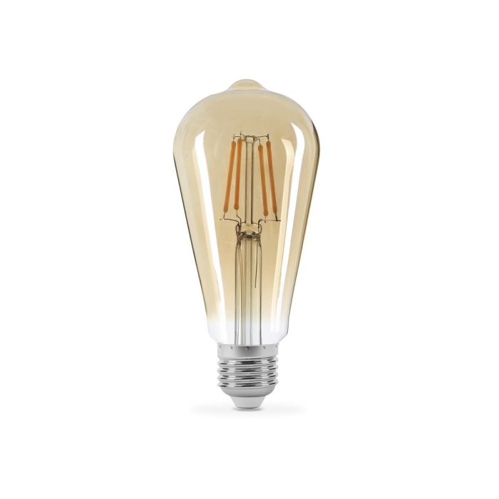LED лампа TITANUM Filament ST64 6W E27 2200K бронза