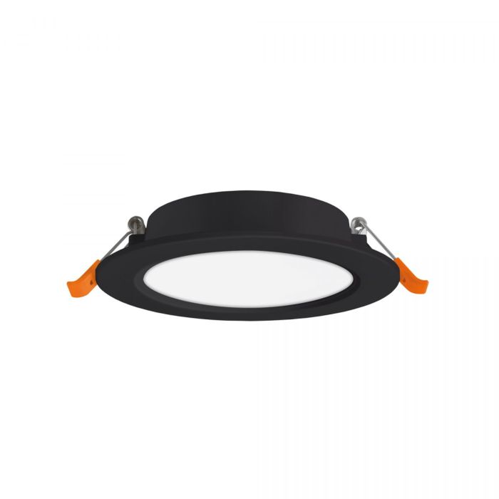 LED світильник Back вбудований круглий VIDEX 6W 5000K Black