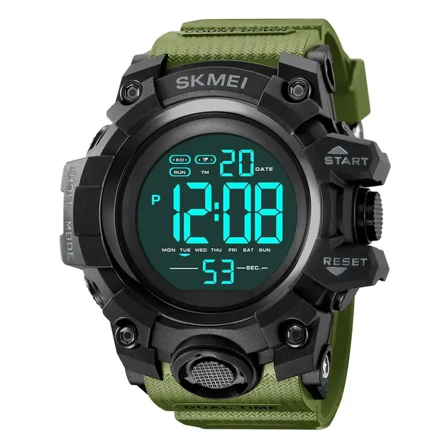 Чоловічий наручний годинник Skmei 2140AG hamlet (Army Green)