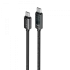 Кабель Type-C to Type-C HAVIT HV-CB6247 PD100W 5A 2м з LED екраном