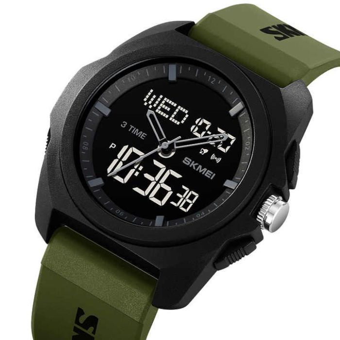 Чоловічий годинник Skmei 2199AG Army Green